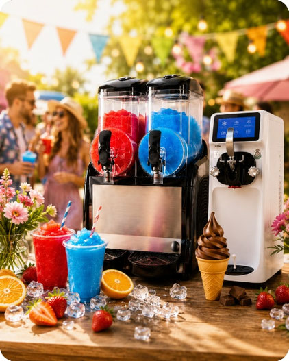 Slush und Softeis mieten für Sommerfeste und Events in Hannover und Umgebung