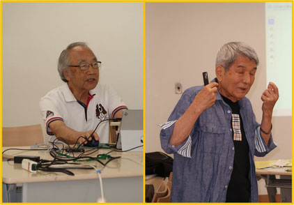 発表者：左＝HSさん、右＝TMさん
