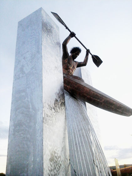 LA FORCE DU COURANT 2015 St Georges de Beauce PQ L'international de Sculpture