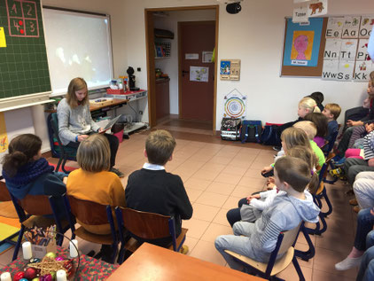 Vorlesewettbewerb 2015/16; 2. Runde bei der P1