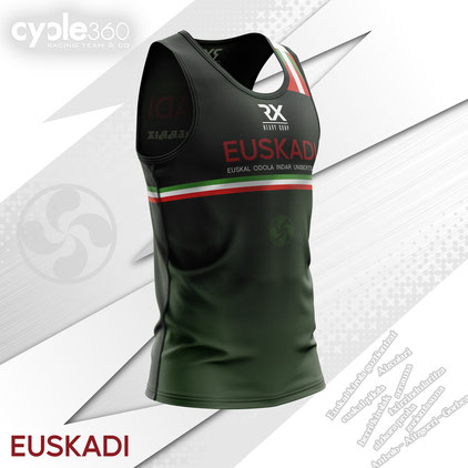 equipamiento Euskadi ciclismo triatlón running crossfit camiseta euskal herria cross training camiseta tirantes mahukarik gabeko tankea
