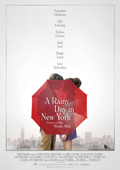 A Rainy Day In New York Plakat
