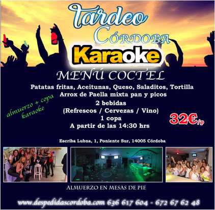 tardeo y karaoke