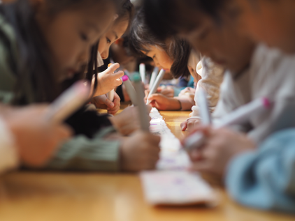子ども達のキラキラした瞳