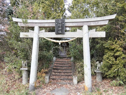 「青竹神社」と改めた現在の旧稲荷大明神
