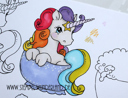 Digitaler Stempel koloriert von Hand mit Alkoholmarkern von www.stempel-wunderland.de Digi Stamps online kaufen