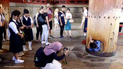 En quête d'Illumination, Daibutsu-Den, Nara, photo non libre de droits