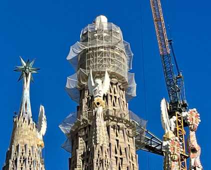 Sagrada Familia. Torre de Jesús. BarceLONa