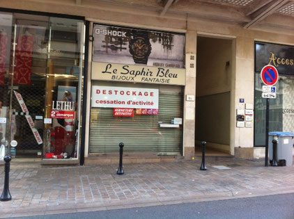 L'ancienne vitrine
