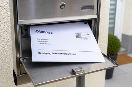 Kündigung der Gebäudeversicherung durch Baloise im Briefkasten