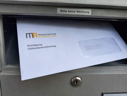 Kündigung der Gebäudeversicherung durch Baloise im Briefkasten