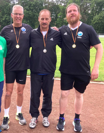 Ruben Loew (rechts) war an diesem Tag der mit Abstand stärkste Athlet. Nicht viel nach stand ihm Martin Baranzke (links).