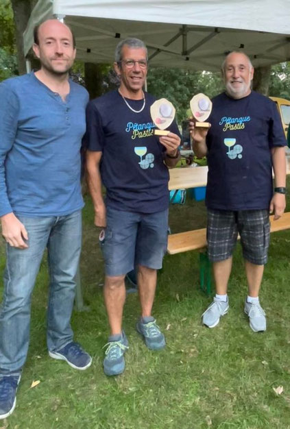 De gauche à droite : Sylvain Logerot, Jean-Luc David et Jean-Michel Visbecq.