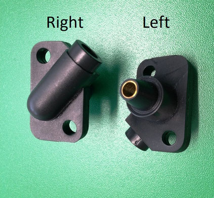 P13 -  Miller flush type.. Pair L & R - with brass sleeves CHF 26.00 