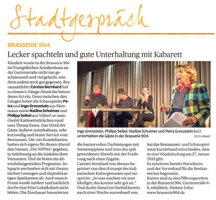 Gute Unterhaltung mit den NIPPes aus Mettmann