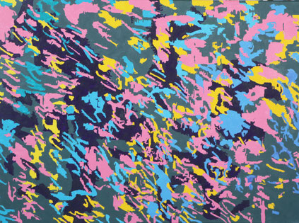 Abstract contemporary painting from the Hieros series