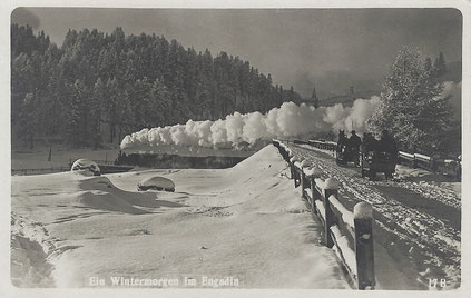 Engadin Press & Co Samedan, gestempelt 01. September 1913