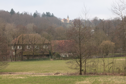 Albtal - Blick auf die Kochmühle bei Neurod (Mühlenbetrieb bis 1976) (G. Franke, 13.03.2016)