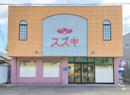 店の外観