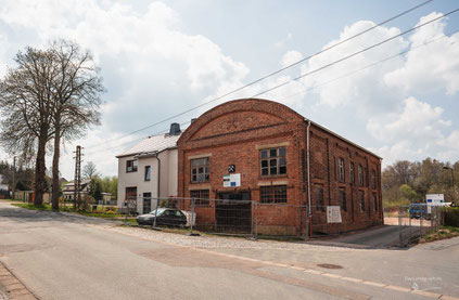 Maschinenhaus der Zeche Gewerkschaft Kaisergrube Schacht Kaisergrube II in Gersdorf im Lugau-Oelsnitzer Steinkohlenrevier