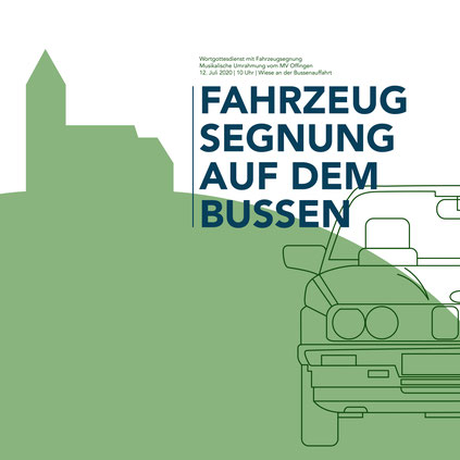 Fahrzeugsegnung auf dem Bussen