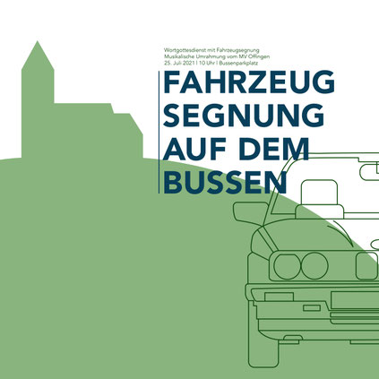 Fahrzeugsegnung auf dem Bussen