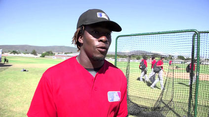Nell'immagine Gift Ngoepe all'African Elite Camp