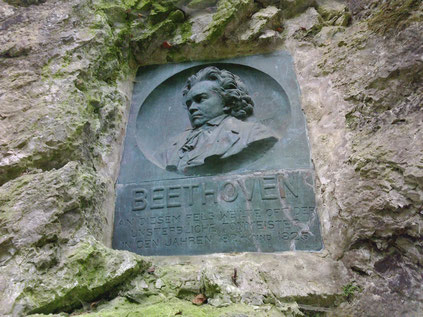 ベートーヴェンの銘板
