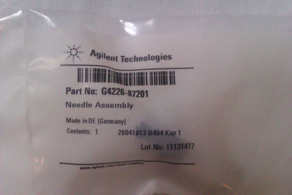 Agilent Technologies Needle Assembly Part No: G4226-87201