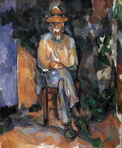 ꧁ Paul Cezanne, Le Jardinier Vallier, c. 1906 ꧂