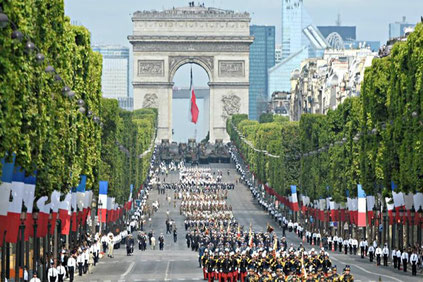 Défilé 14 juillet (Paris) aux Champs Elysées