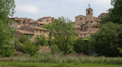 Vue de Bras avec son église