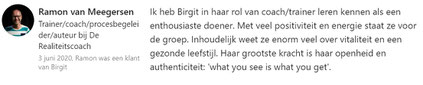 review recensie testimonial klantreactie