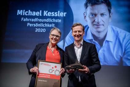 Fahrradfreundlichste Persönlichkeit 2020: Michael Kessler ©Andreas Erdmann