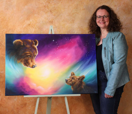 Hiob-Serie - Ausstellung - Kunst - Ölgemälde - Bären - Sternbilder - Orion