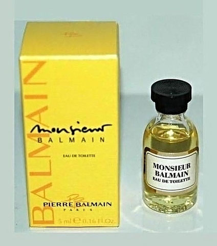 MONSIEUR BALMAIN -EAU DE TOILETTE 5 ML - BOÎTE DIFFERENTE DE LA PRECEDENTE PHOTO
