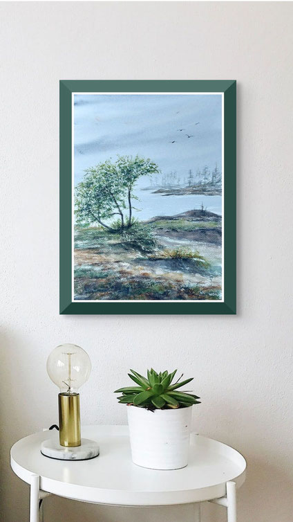 "coastline", size: 26 x 31cm