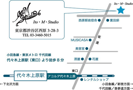 代々木上原 fine リトミック 71 （旧いちごリトミック）　代々木上原駅より徒歩８分　