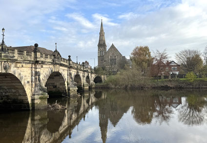 Start at English Bridge, Shrewsbury