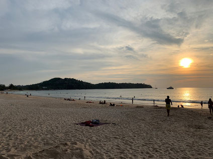 パンタオビーチの夕日