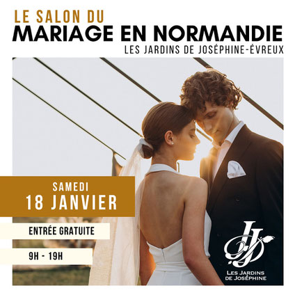 Le Salon du Mariage en Normandie à Evreux - 18 Janvier 2025