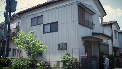 さいたま市岩槻区にの戸建住宅、外壁塗装工事前の写真