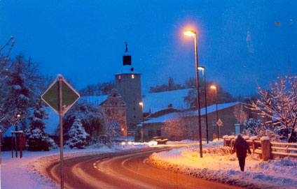 Burg Schneidlingen im Winter...und dann kam Herr Glaser - und die Lichter erloschen....