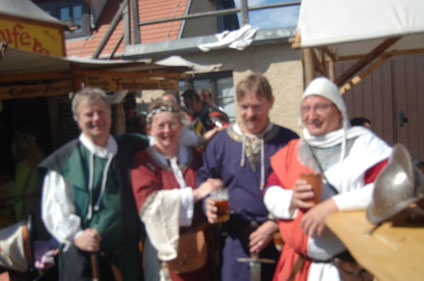 Mit Freunden auf Burg Falkenstein