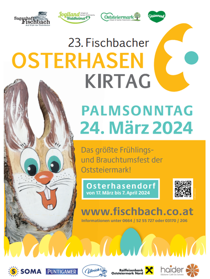 Plakat Osterhasenkirtag 2024