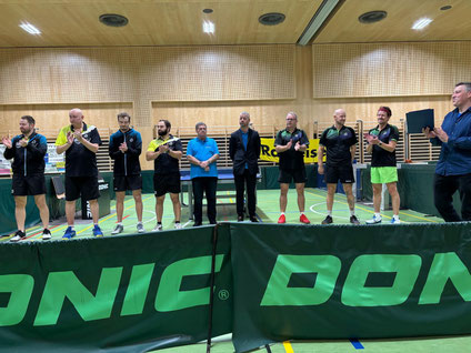 Vier gegen drei. Die Gäste aus Gumpoldskirchen/Mödling kamen nur zu dritt. Foto: Herbert Gastinger