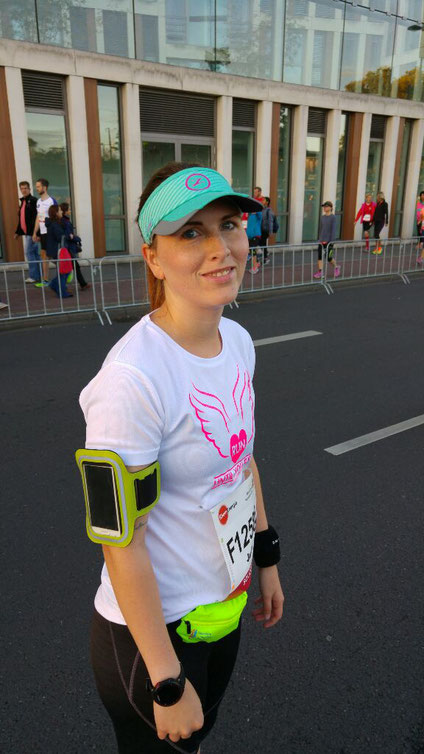 Morgens im Startbereich mit großer Vorfreude auf den Lauf