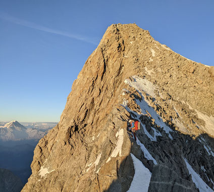 Torinohütte, Refugio Torino, Monte Bianco, Entrèves, Aiguille du Rochefort, Dome du Rochefort, Pointe Young, Pointe Marguerite, Pointe Hélène, Pointe Croz, Pointe Walker, Pointe Whymper, Grandes Jorasses, Überschreitung, Bivacco Ettore Canzio, Rif