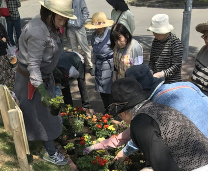 花壇植え替えワークショップ