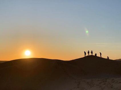 Atardecer en el Sahara
